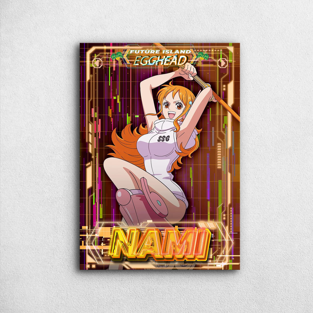 Nami_s Future Island Adventure - One Piece Metal Poster Media 1