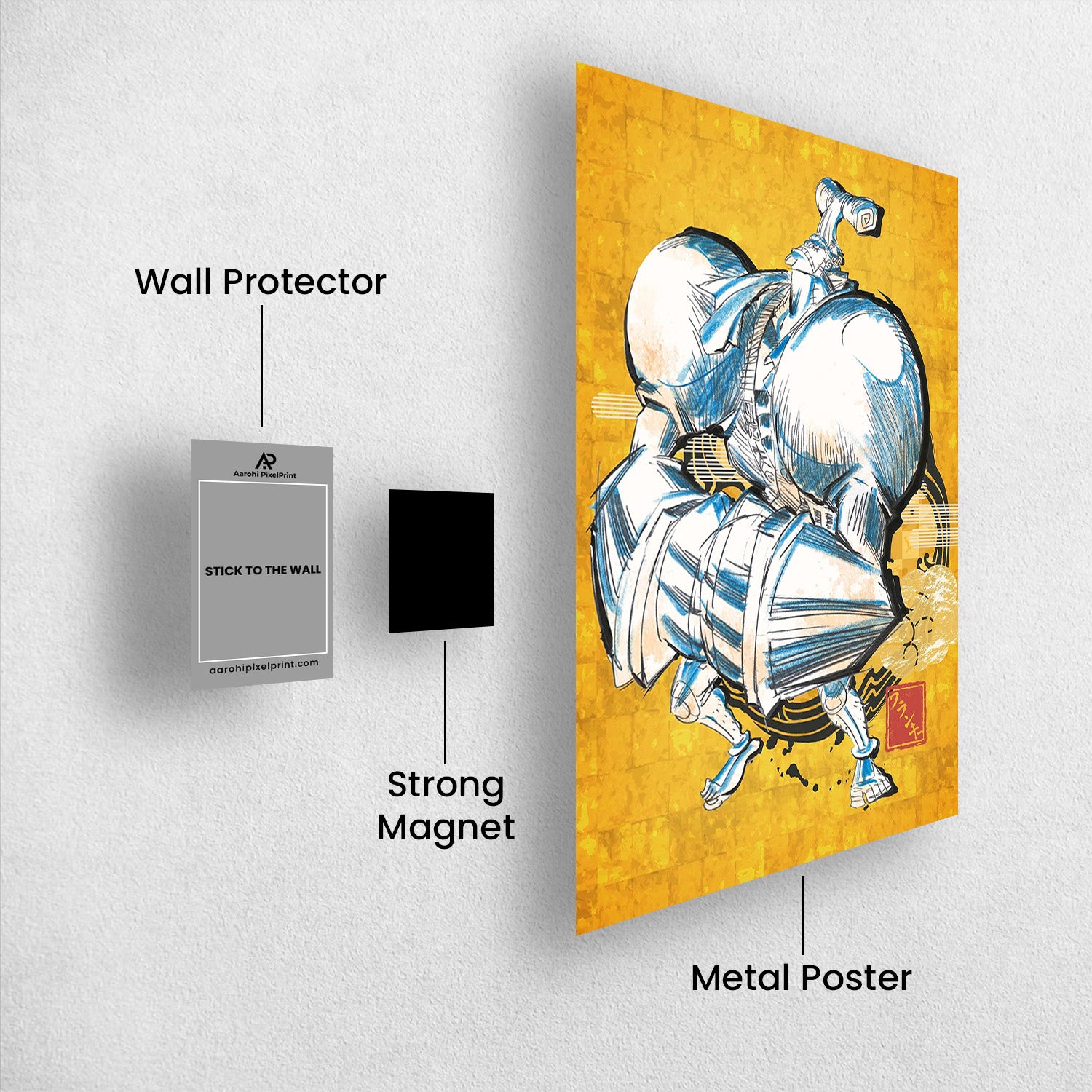 Franky Japanese Keikaku - One Piece Metal Poster Media 2