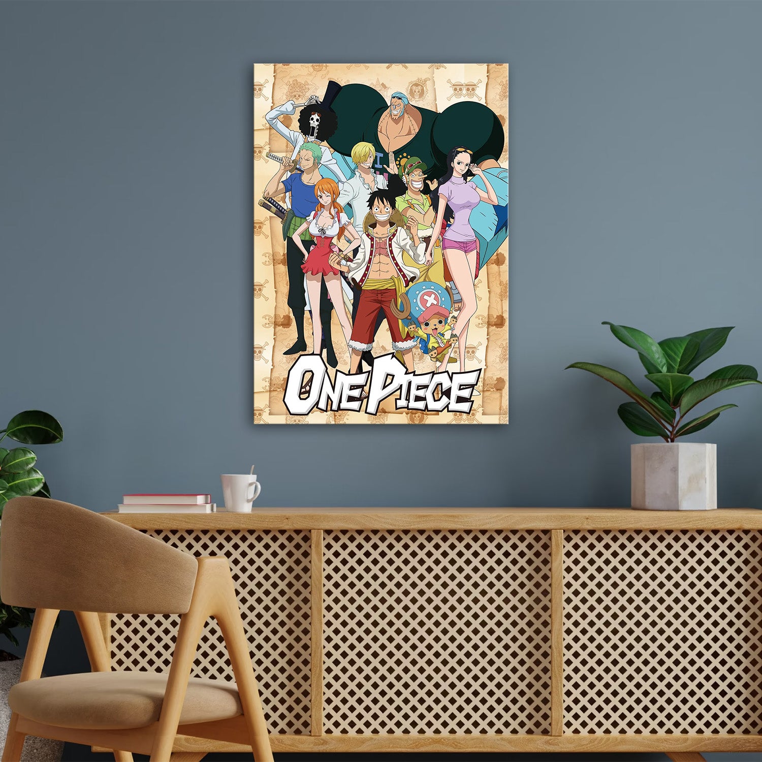 One Piece_ The Whole Crew - One Piece Metal Poster Media 3
