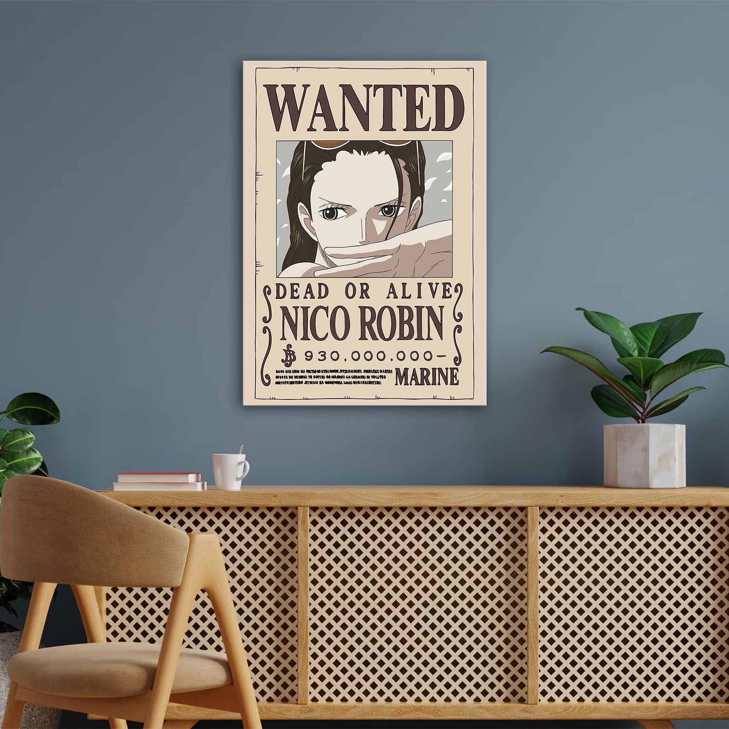 Nico Robin Wanted after Wano - One Piece Metal Poster Media 3