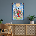 One Piece Wano Stained Glass Art - One Piece Metal Poster Media 3
