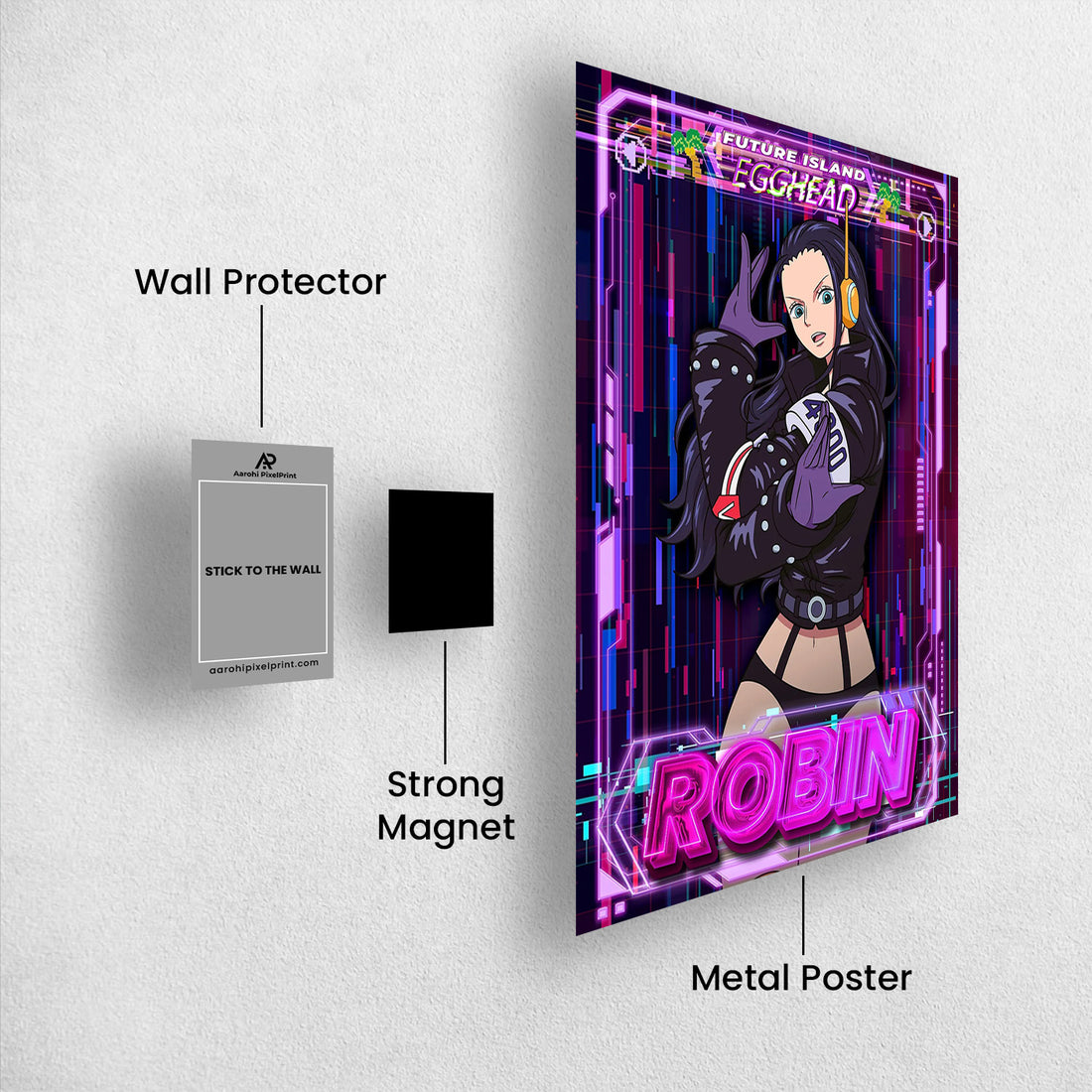 Robin_s Future Island Style - One Piece Metal Poster Media 1