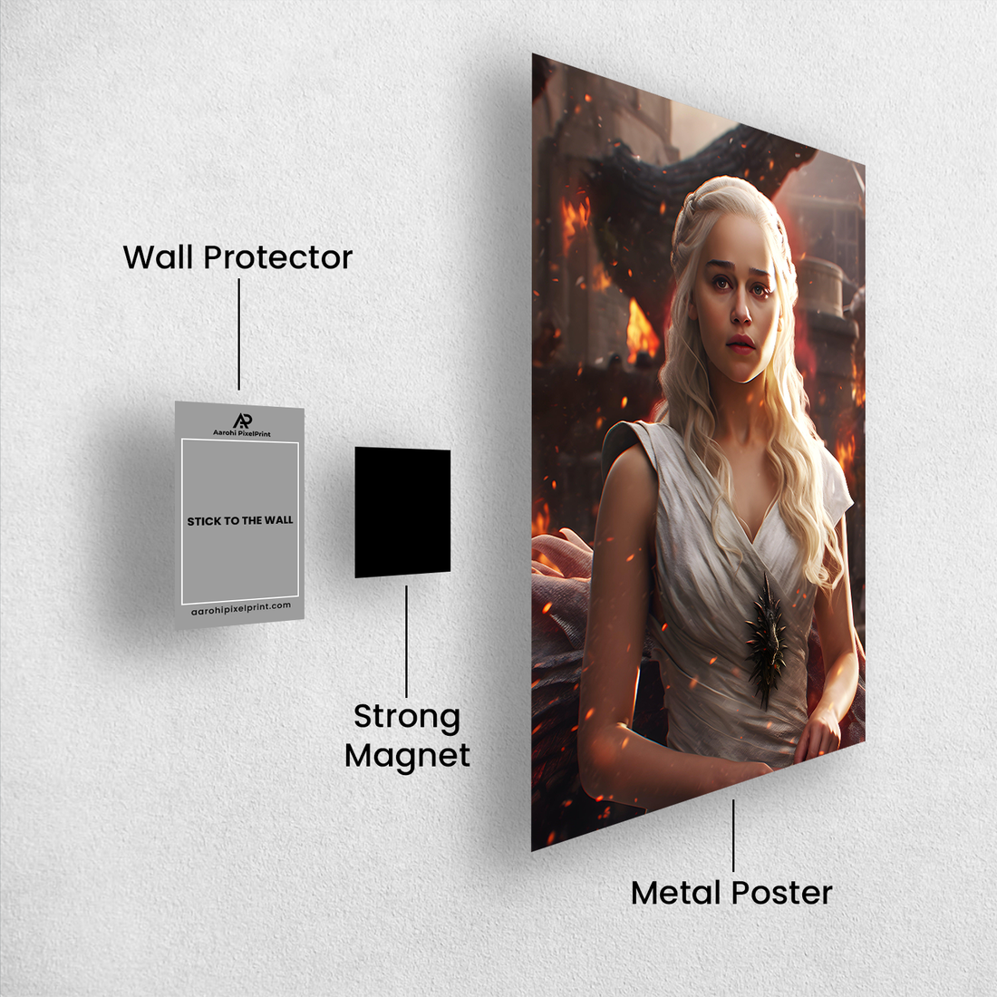 Daenerys Targaryen Acrylic Poster