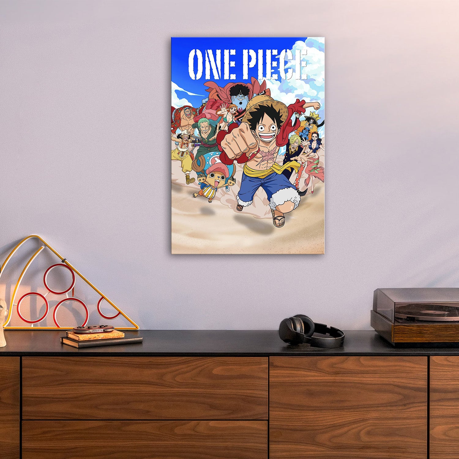 One Piece_ Straw Hat Crew Charge - One Piece Metal Poster Media 5