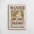 Jewelry Bonney Wanted - One Piece Metal Poster Media 1