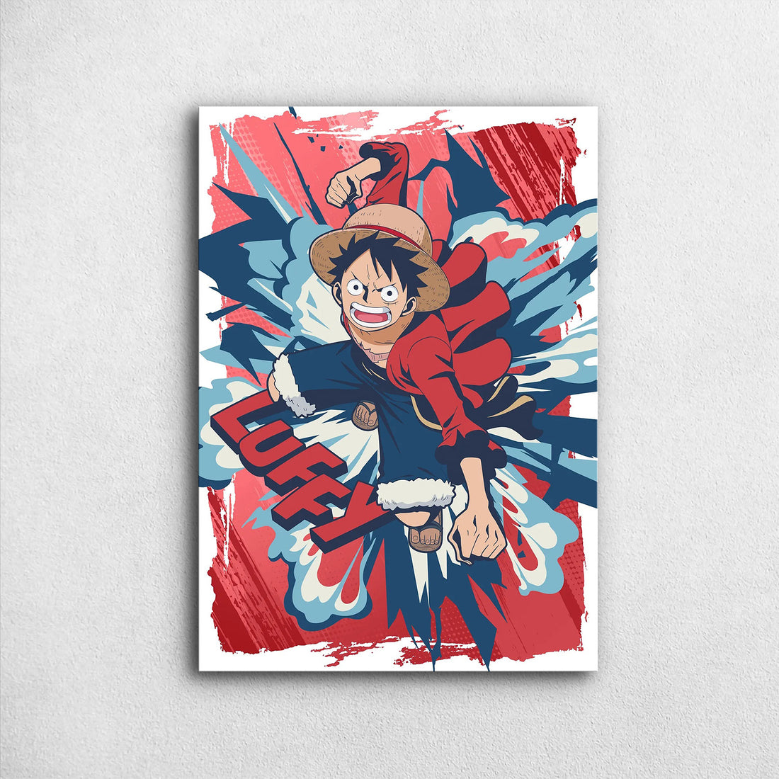 Monkey D. Luffy Effects - One Piece Metal Poster Media 1