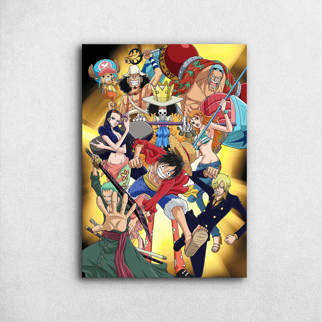 One Piece_ Straw Hats Assemble - One Piece Metal Poster Media 1
