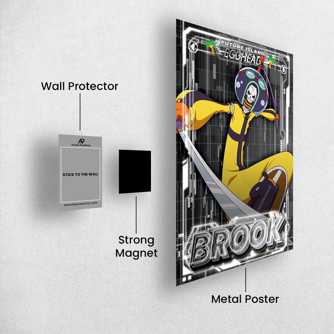 Brook_s Egghead Island Stance - One Piece Metal Poster Media 1