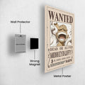 Monkey D. Luffy Wanted after Wano - One Piece Metal Poster Media 2