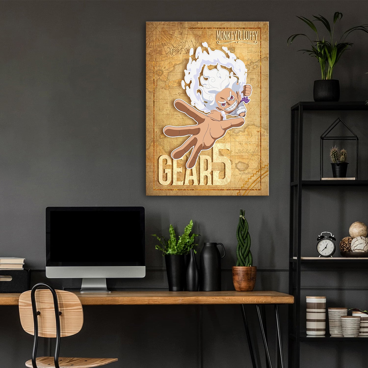 Luffy Gear 5 Grab - One Piece Metal Poster Media 4