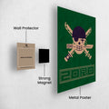 Roronoa Zoro Flag - One Piece Metal Poster Media 2