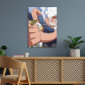 Egghead Gear 5 Luffy vs Admiral Kizaru - One Piece Metal Poster Media 3