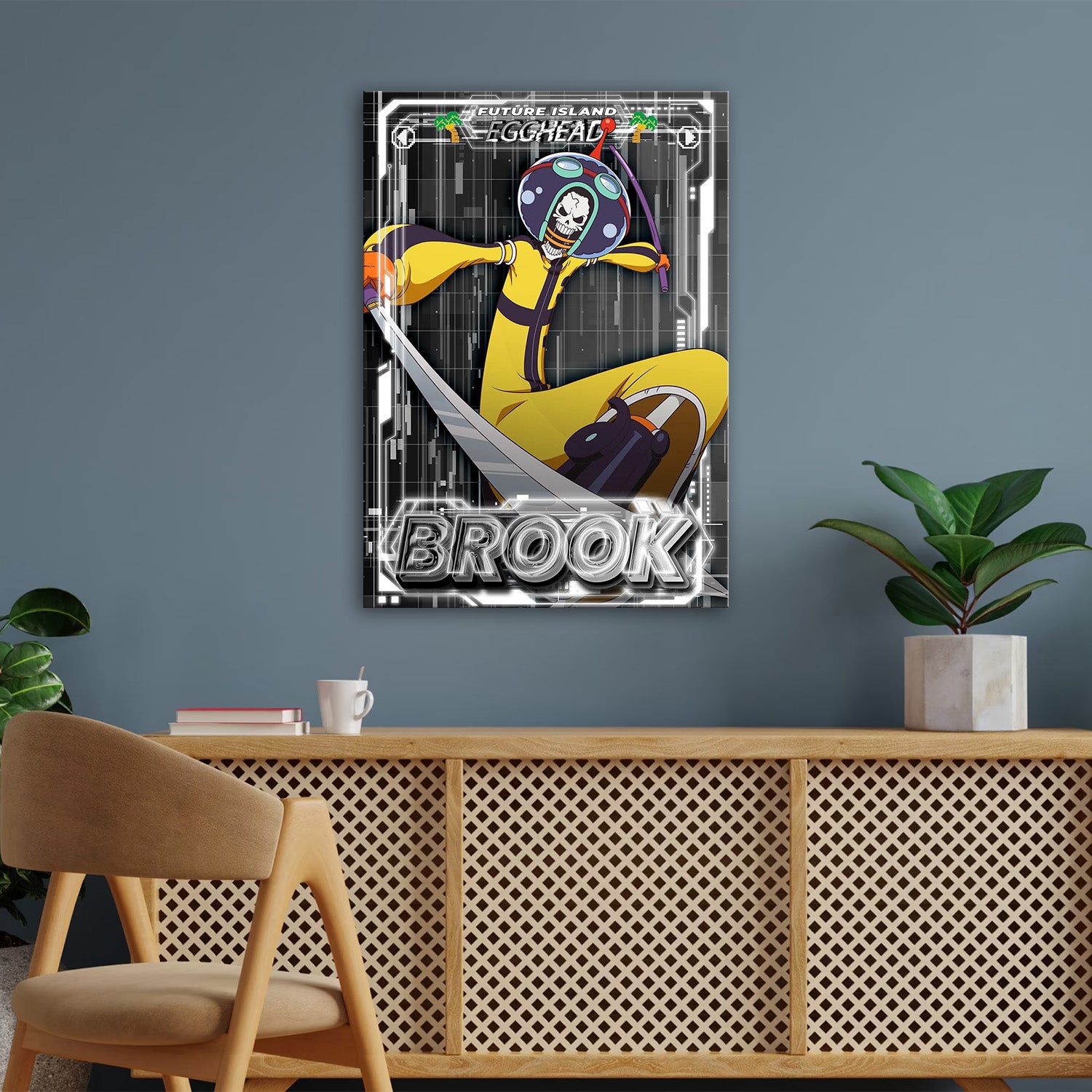 Brook_s Egghead Island Stance - One Piece Metal Poster Media 3